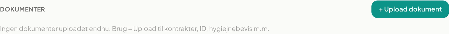 Dokumentafsnittet